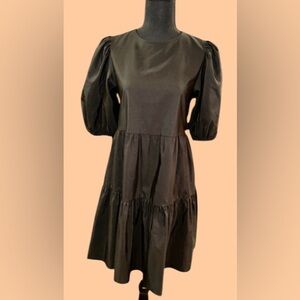 🖤ZARA black puffy dress w/cutout back! New without tags!